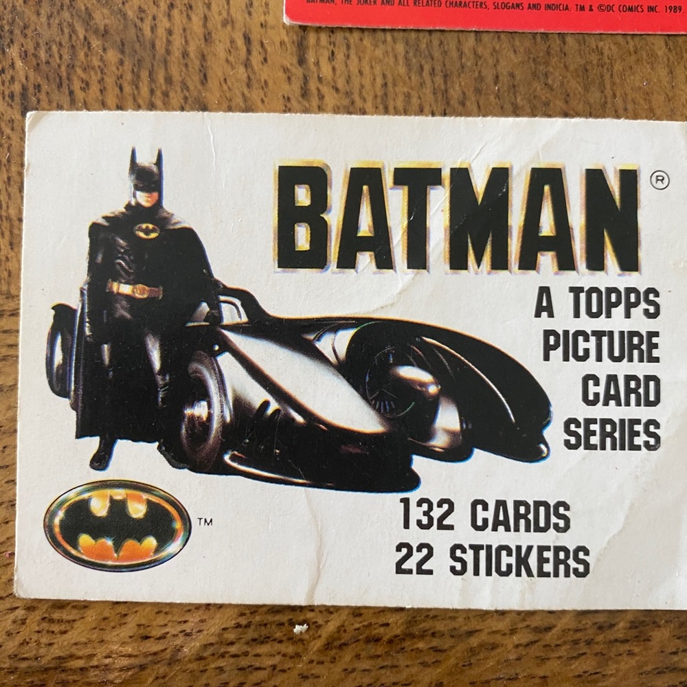 TOPPS 1989 Batman movie series card set
